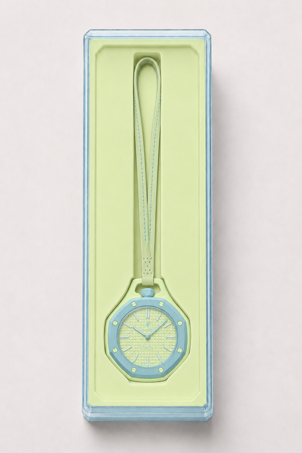 BLUE ACHT — Royal Pop display case